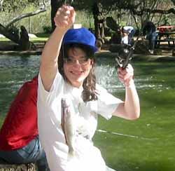 Fishing at Troudale